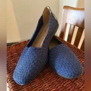 New Comfortview Blue Woven Women's Shoes